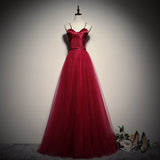 Red Birthday Party Evening Dress Long Formal Dresses