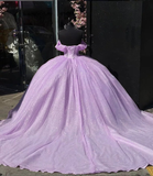 Quinceanera Dresses Pink Glitter, Ball Gown Birthday Xv Dress