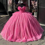 Quinceanera Dresses Sequin Mexican Ball Gown Birthday Dress