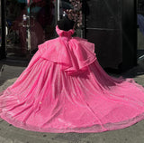 Quinceanera Dresses Sequin Mexican Ball Gown Birthday Dress