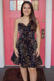 Cute-Sequins-A-Line-Short-Homecoming-Dresses-Mini-Prom-Dress