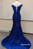 Plus Size Royal Blue Prom Dresses