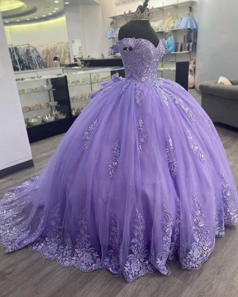 Lavender Corset Quinceanera Dress Ball Gown,Birthday Dresses – jkprom